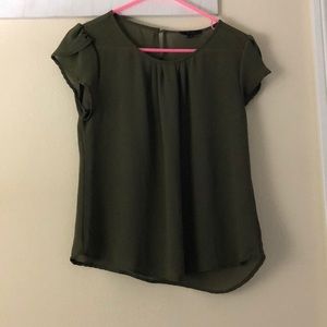 Olive green blouse